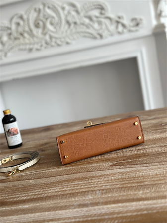 Hermes Kelly Mini II Bag Epsom Leather Gold/Craie HS