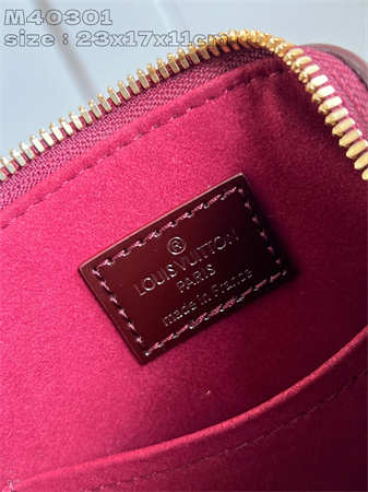 L.V Alma BB Bag Epi Leather Burgundy M40301