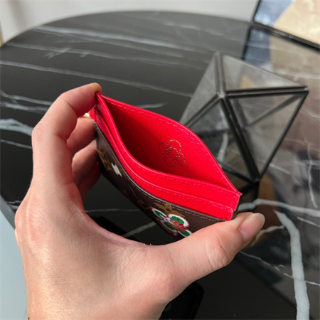 L.V  Charms Card Holder  Vivienne Holidays Monogram Canvas M12215