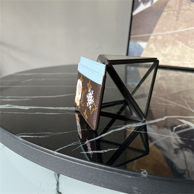 L.V  Charms Card Holder  Vivienne Holidays Monogram Canvas Blue M12227