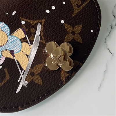 L.V Rosalie Coin Purse Monogram Canvas Vivienne Inside Blue M12239