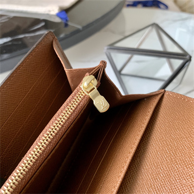 L.V Sarah Wallet Monogram Canvas Inside Brown M60531