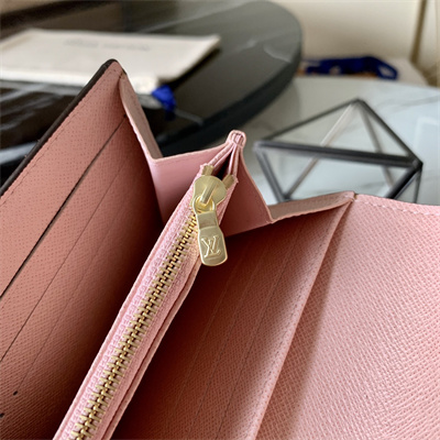 L.V Sarah Wallet Monogram Canvas Inside Pink M62235