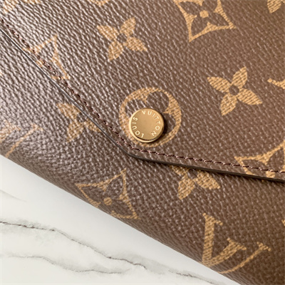 L.V Sarah Wallet Monogram Canvas Inside Red M60531