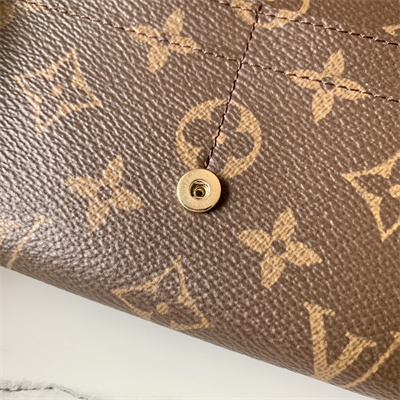 L.V Sarah Wallet Monogram Canvas Inside Red M60531