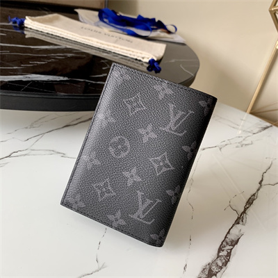 L.V  Passport Cover Monogram Eclipse Canvas M62089