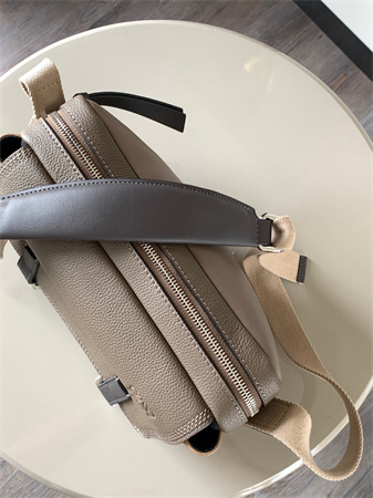 Loewe XS Military messenger bag in Soft Grained calfskin Beige Multicolor