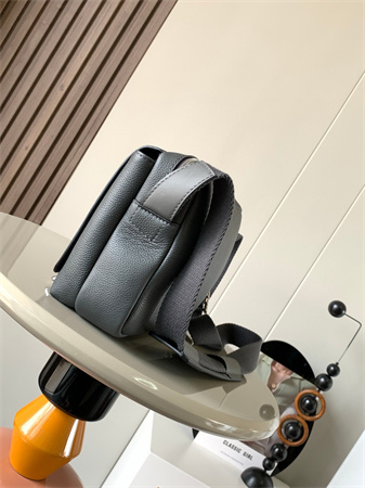 Loewe XS Military messenger bag in Soft Grained calfskin Grey