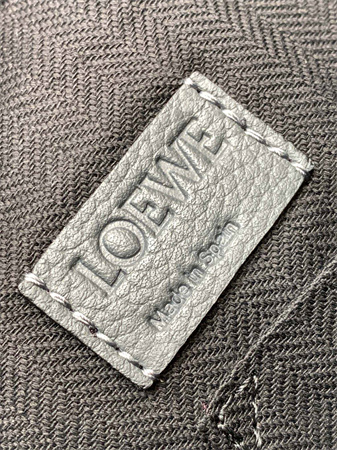 Loewe XS Military messenger bag in Soft Grained calfskin Grey