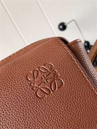 Loewe XS Military messenger bag in Soft Grained calfskin Brown