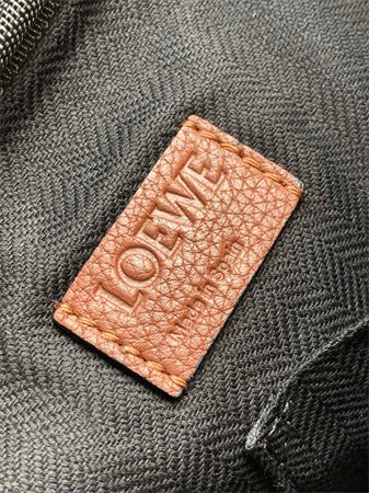 Loewe XS Military messenger bag in Soft Grained calfskin Brown