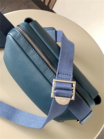 Loewe XS Military messenger bag in Soft Grained calfskin Blue