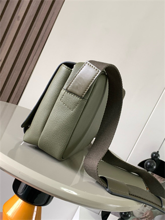 Loewe XS Military messenger bag in Soft Grained calfskin Khaki