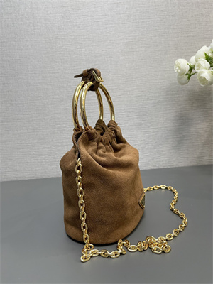 Prada Suede mini-bag Brown 1BC227