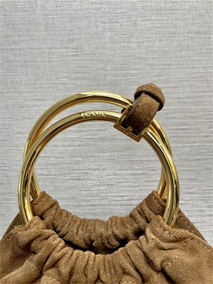 Prada Suede mini-bag Brown 1BC227