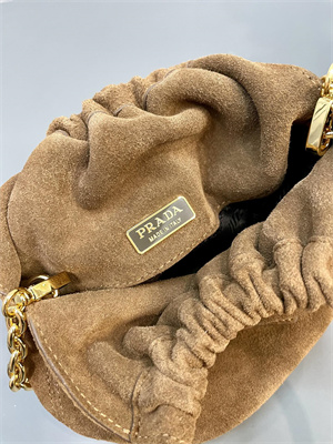 Prada Suede mini-bag Brown 1BC227