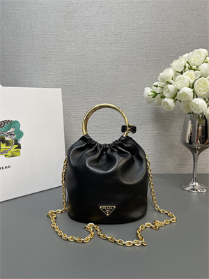 Prada Nappa leather mini bag Black 1BC227