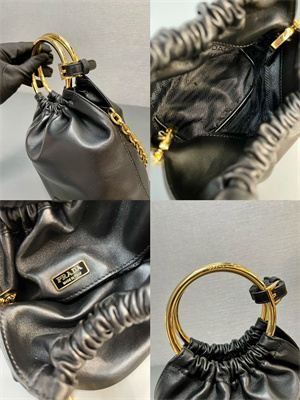 Prada Nappa leather mini bag Black 1BC227