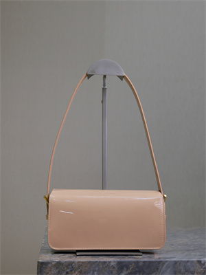 CD Miss Dior FLAP BAG Patent Calfskin Beige