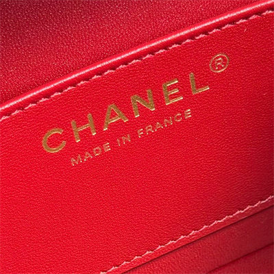 Chanel Small box bag Lambskin & Gold-Tone Metal  Black AS5167