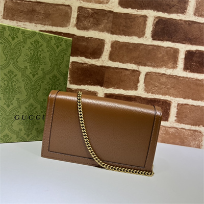 Gu.cci Diana mini bag with bamboo Brown Leather 696817