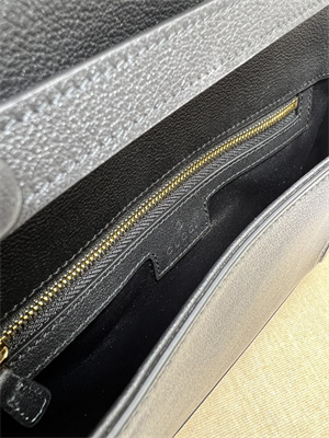 Gu.cci Blondie Shoulder Bag Black Leather 699268