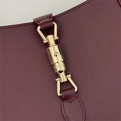 Gu.cci Jackie 1961 Small Shoulder Bag Rosso Ancora Red Leather 810232