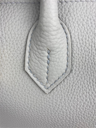 Bir.kin Bag TOGO Leather 25/30/35CM Gold/Silver Hardware In Blue Pale Color HS