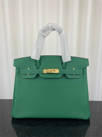 Bir.kin Bag TOGO Leather 25/30/35CM Gold/Silver Hardware In Vert  Verigo Color HS