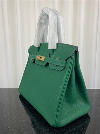 Bir.kin Bag TOGO Leather 25/30/35CM Gold/Silver Hardware In Vert  Verigo Color HS