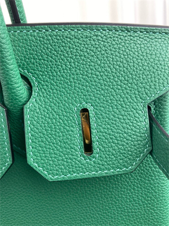 Bir.kin Bag TOGO Leather 25/30/35CM Gold/Silver Hardware In Vert  Verigo Color HS