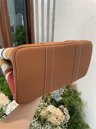 Her.mes  Garden Party 36CM Togo Leather and Graffiti Canvas HS