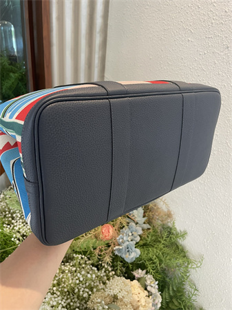 Her.mes  Garden Party 36CM Togo Leather and Graffiti Canvas HS