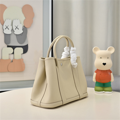 Hermes Garden Party 30/36CM Togo Leather Craie HS