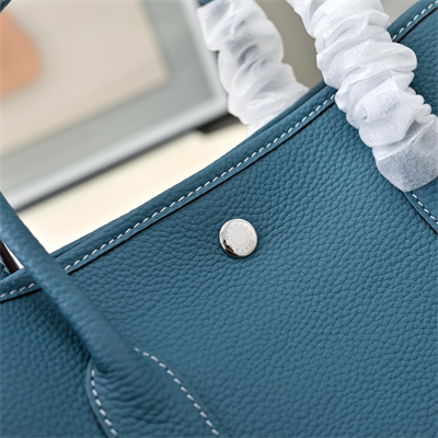 Hermes Garden Party 30/36CM Togo Leather Bley Jean HS