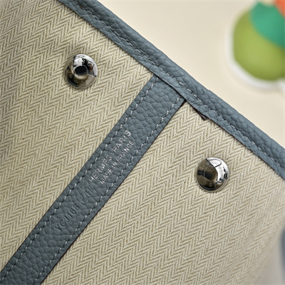 Hermes Garden Party 30/36CM Togo Leather Bleu Lin HS