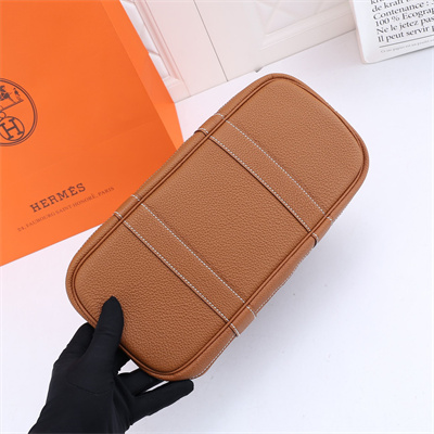 Hermes Garden Party 30/36CM Calfskin Leather Gold