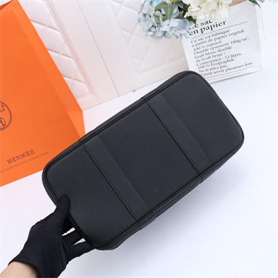 Hermes Garden Party 30/36CM Calfskin Leather Black
