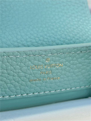 L.V Capucines Mini Bag Taurillon Leather Green M22055