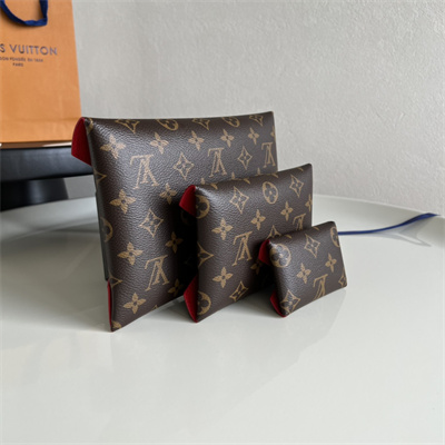 L.V Kirigami Pochette Monogram Canvas Candy Red M12203