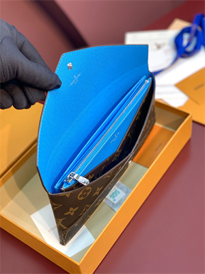 L.V Kirigami Organizer Monogram Canvas Gaston Blue Pink M12359