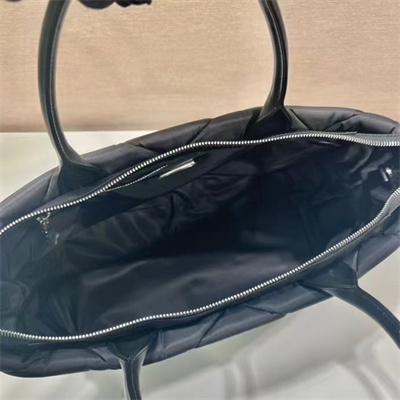 Prada Re-Nylon medium padded tote Black 1BG435