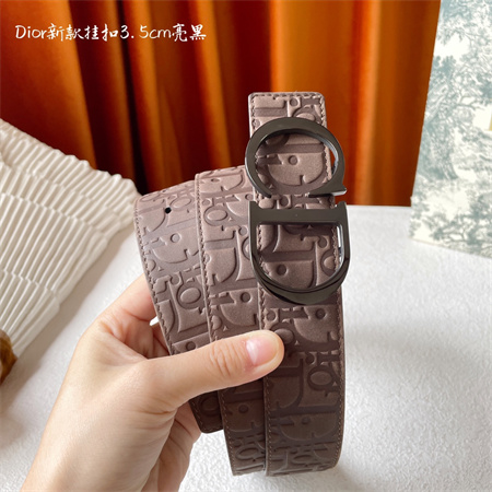 Dior Belts In Jacquard Embossed Calfskin 35MM Color Options