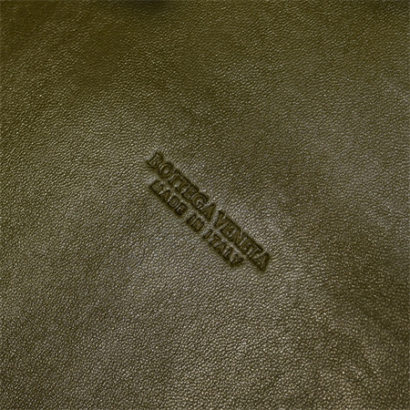 BV Large Andiamo Top handle bag Suede Olive