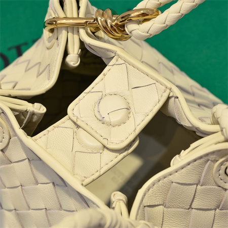 BV Small Parachute Shoulder Bag In Lambskin Sault