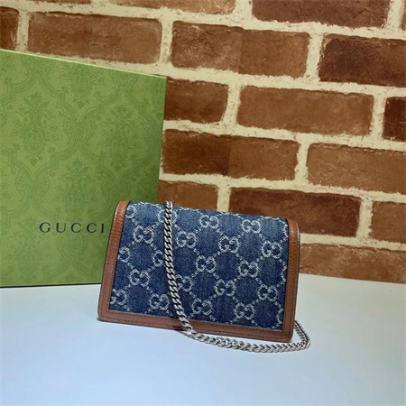 Gu.cci Dionysus Super Mini Bag Denim 476432
