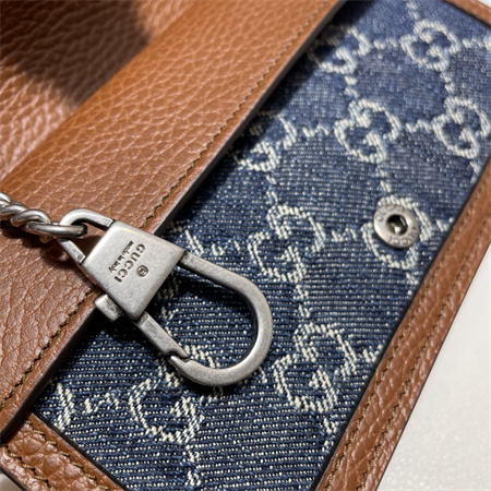 Gu.cci Dionysus Super Mini Bag Denim 476432