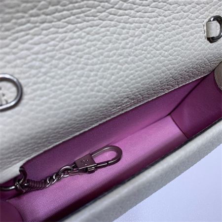 Gu.cci Dionysus Super Mini Bag Cream Leather 476432