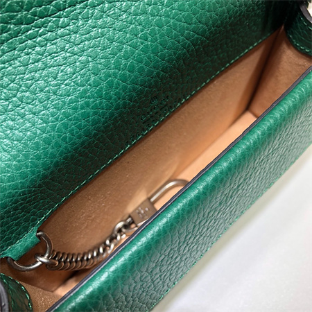 Gu.cci Dionysus Super Mini Bag Green Leather 476432