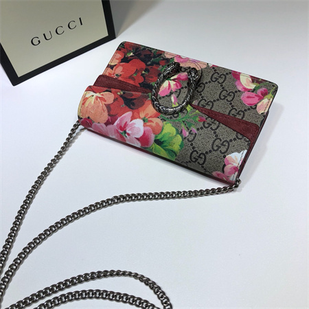 Gu.cci Dionysus Super Mini Bag With Flower Printing 476432